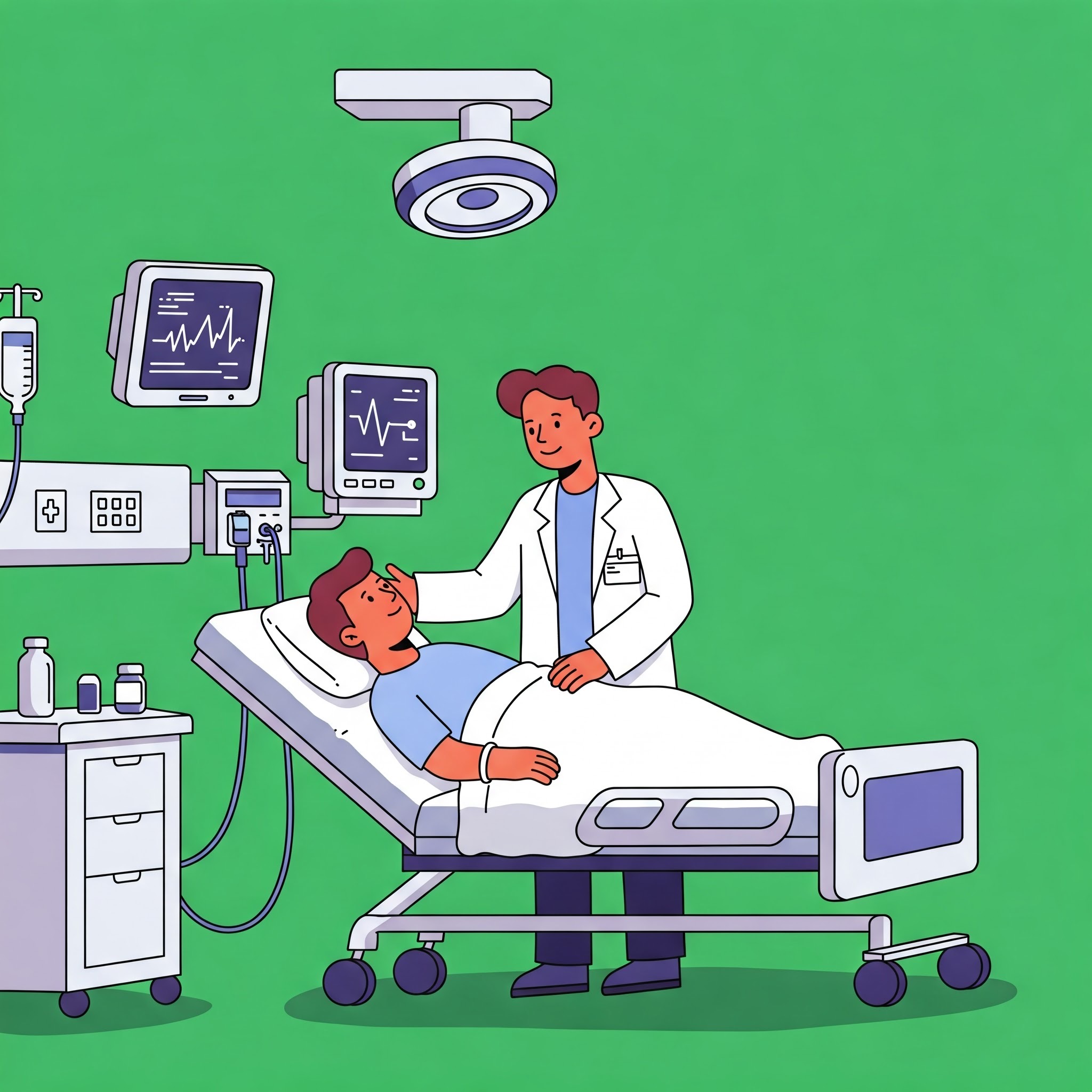 photo of Doctor Checking Patient in Hyderabad Hospital